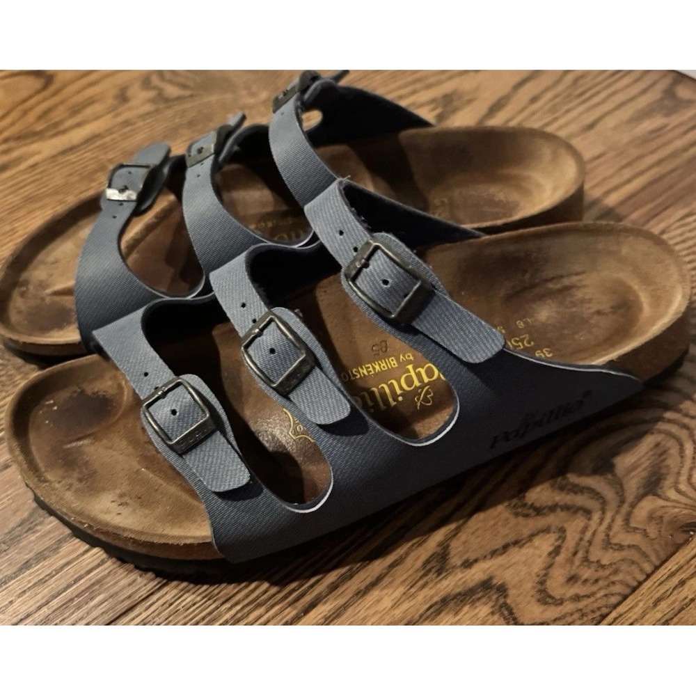 Birkenstock Papillio Women's 8.5 EU 39 Blue Triple Strap Sandals